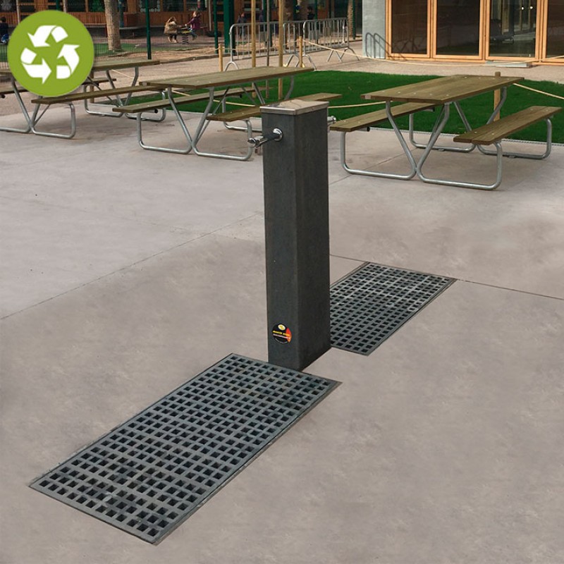 Font Urbana Doble Plàstic Reciclat Hércules | Sostenible